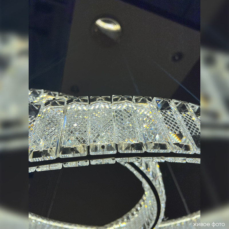 Светильник 80 см, 120W, 3000K, Crystal Lux MUSIKA SP120W LED GOLD, золото