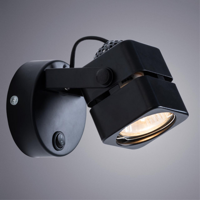 Светильник 8 см, Arte Lamp A1315AP-1BK, черный