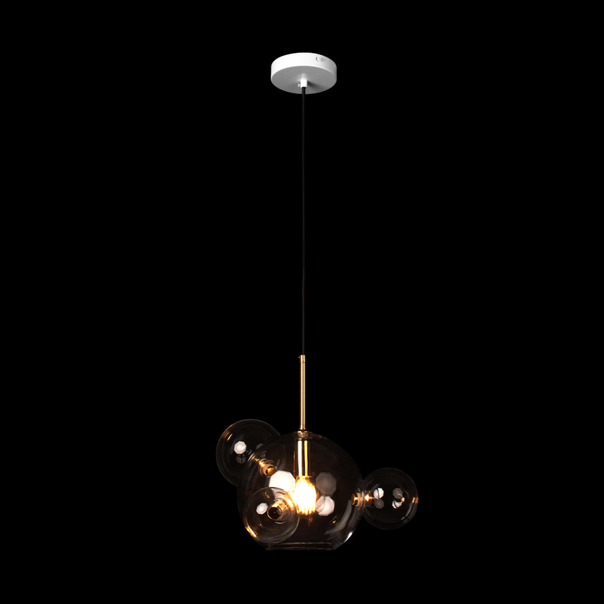 Подвесной светильник 39*31 см, 1*E14*40W LOFT IT Bolle 2027-P4 mini золото