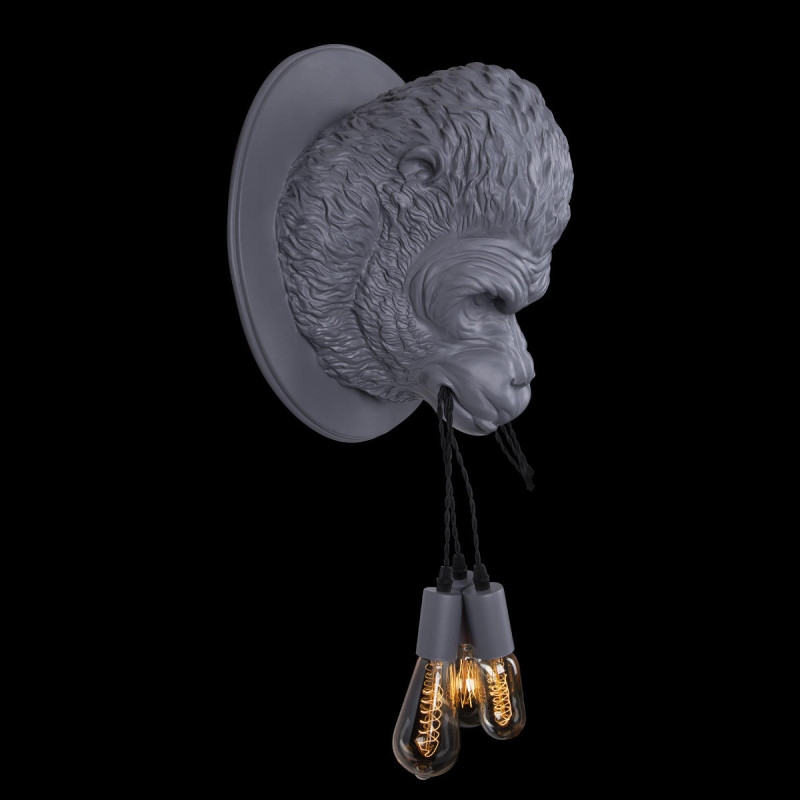 Светильник *41 см, 3*E27*W, Loft It 10178 Grey Gorilla, Серый