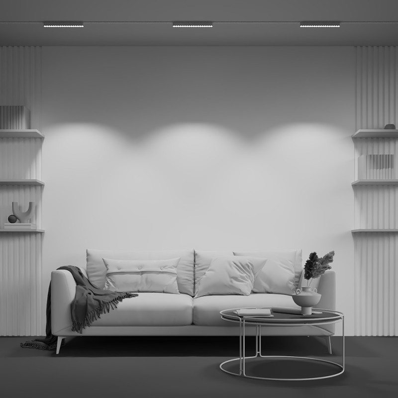 Трековый светильник 2,5*33*2,75 см, LED 16W, 4000К, Белый Maytoni Points TR082-1-18W4K-M-W