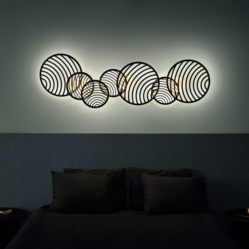 Светильник 68,5*40*13,6 см, LED *  40W, 3000К Mantra Colladge 7232, черный