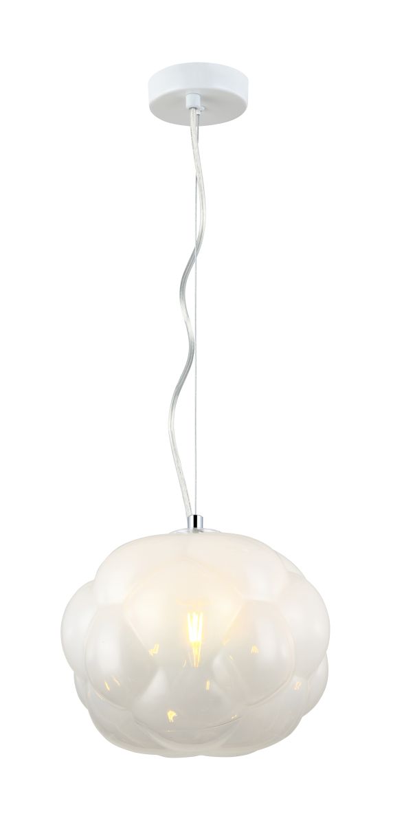 Светильник подвесной 25*25*150 см, 1*E27 40W белый Stilfort Zeta 2101/81/01P