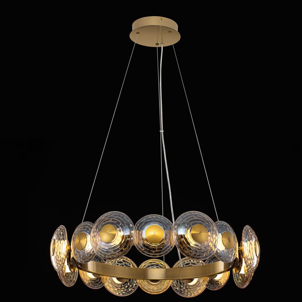 Светильник 75 см, 72W, 3000K, Citilux JANTAR CL240173, латунь