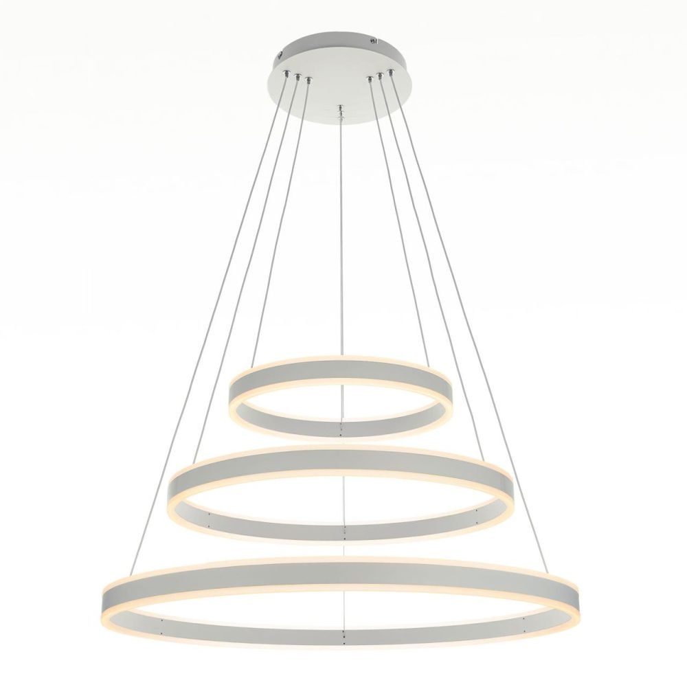 Люстра 80*120 см LED*195 W, 3000 / 5500 К Citilux Дуэт Белый CL719680