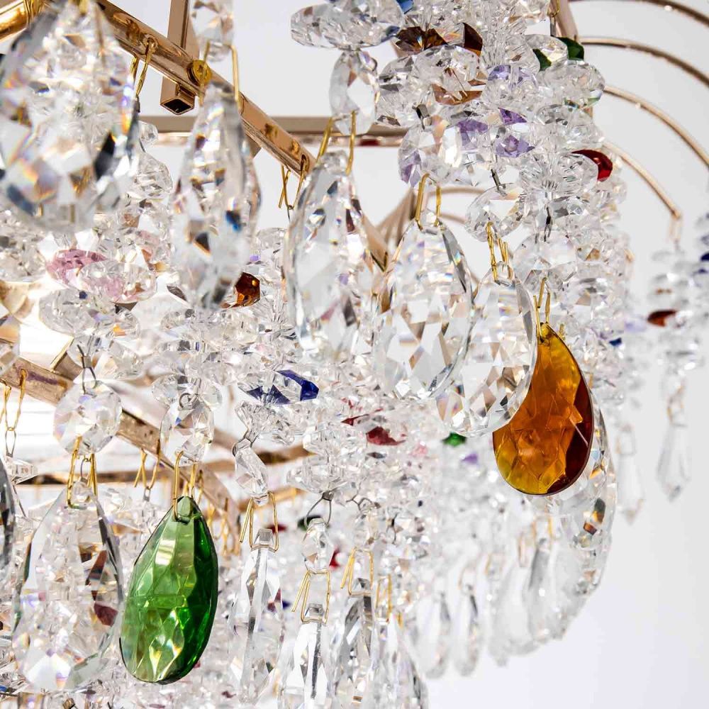 Подвесная люстра 80*80*120 см, Е14 18x40ВтW, Золото MODELUX ML.850.18