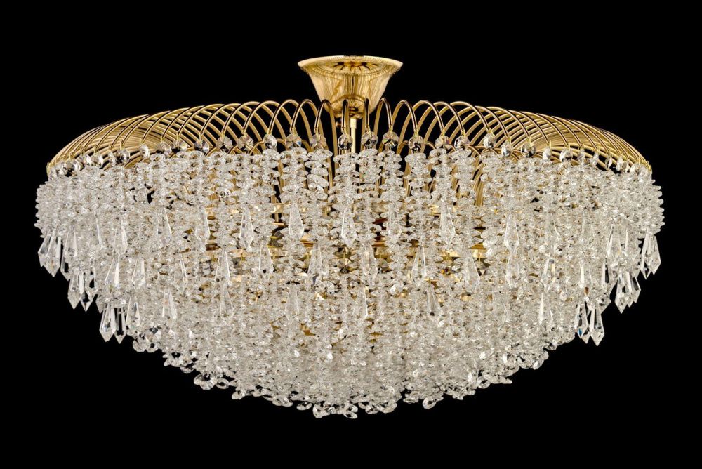 Люстра потолочная *80* см, 16*E14*40W, Arti Lampadari Delia Gold Delia E 1.3.80.105 G, золотой