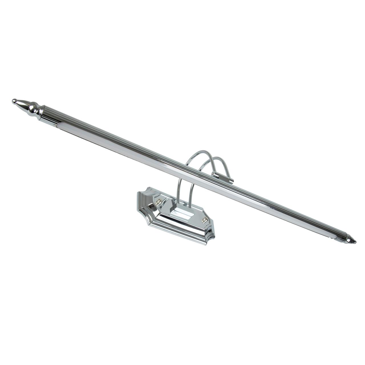 Бра 80*14*17 см, LED 12W, 3000 / 6000K, Хром LED4U L7048-800 CR