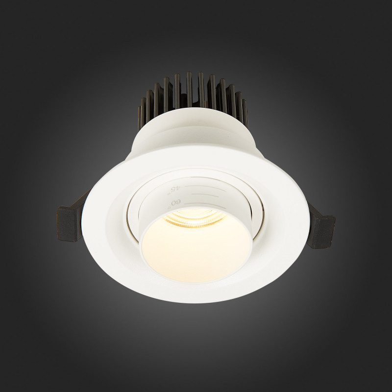 Встраиваемый светильник Zoom 9 см, 7W 3000K ST LUCE Встраиваемые светильники ST701.538.07 Белый