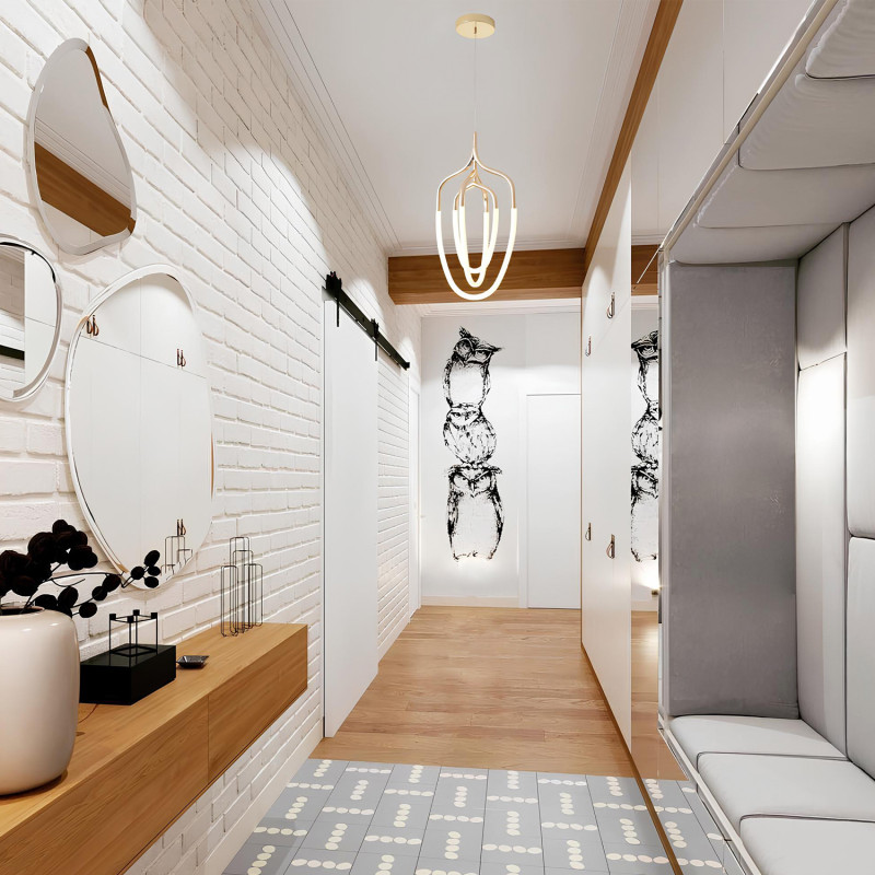 Светильник 32 см, 50W, 4000K, Crystal Lux PERA SP50W LED GOLD, золото