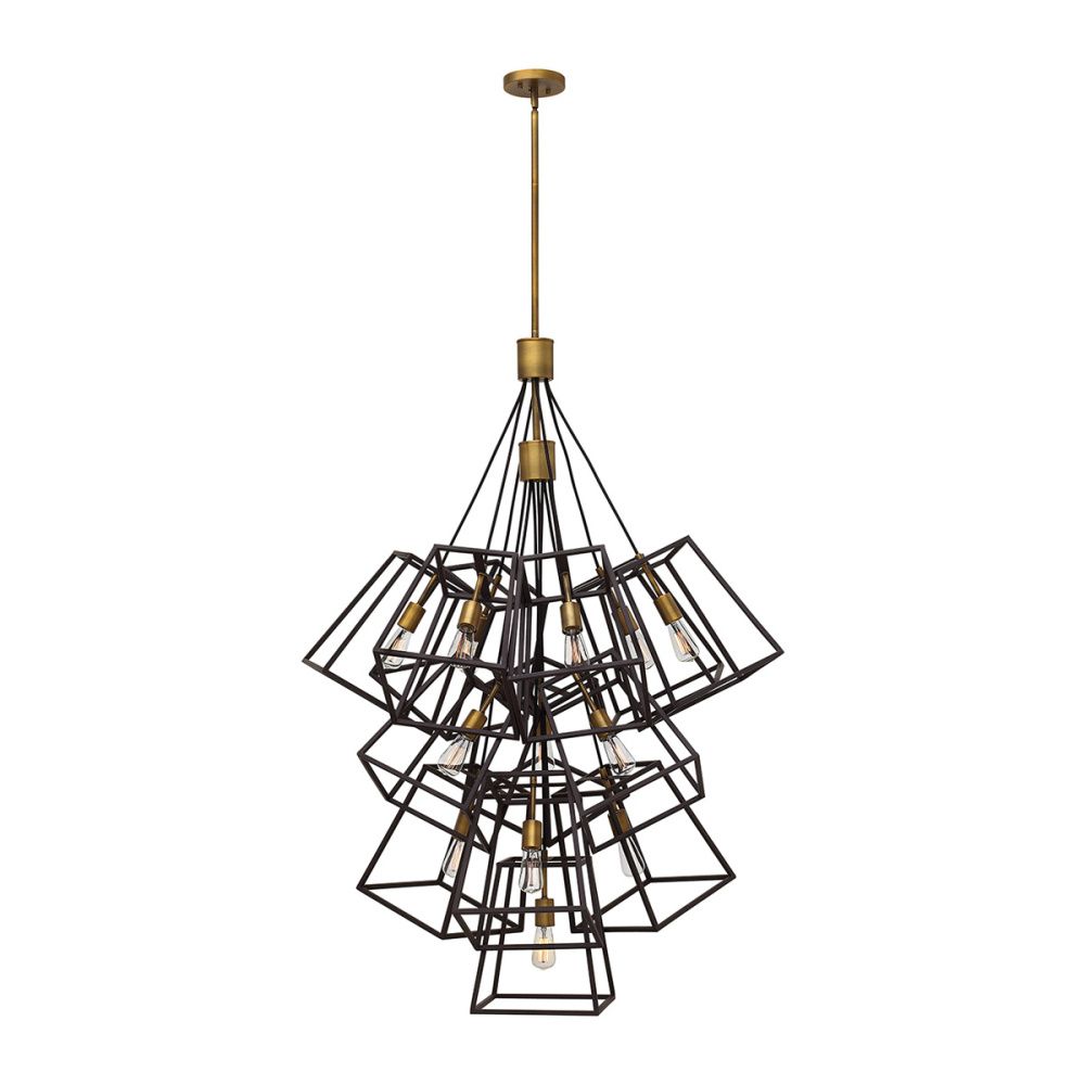 Люстра *85*227-238 см, E27*60W, Natural Concepts Hinkley Fulton HK-FULTON-13P, бронзовый металлик