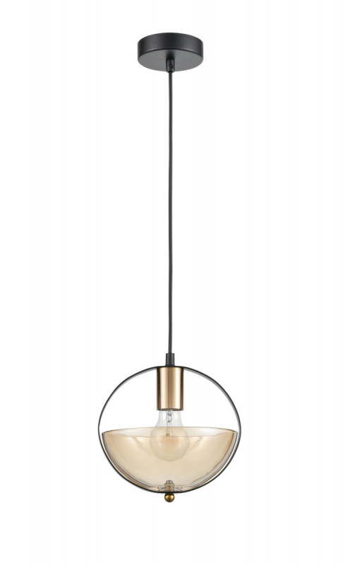 Подвесной светильник  21*142 см, 1*E27 черный, золото Vele Luce Broadway VL5362P21