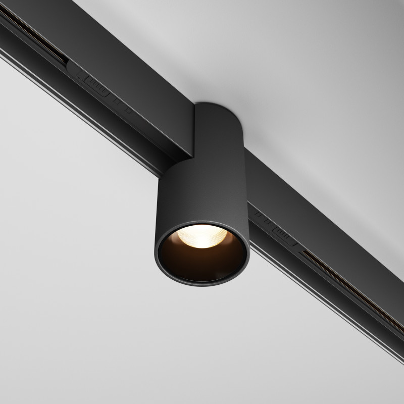 Светильник на шине 5,3*5,3*10,4 см, LED, 7W, 3000К, Maytoni Technical ALFA TR122-2-7W3K-B черный