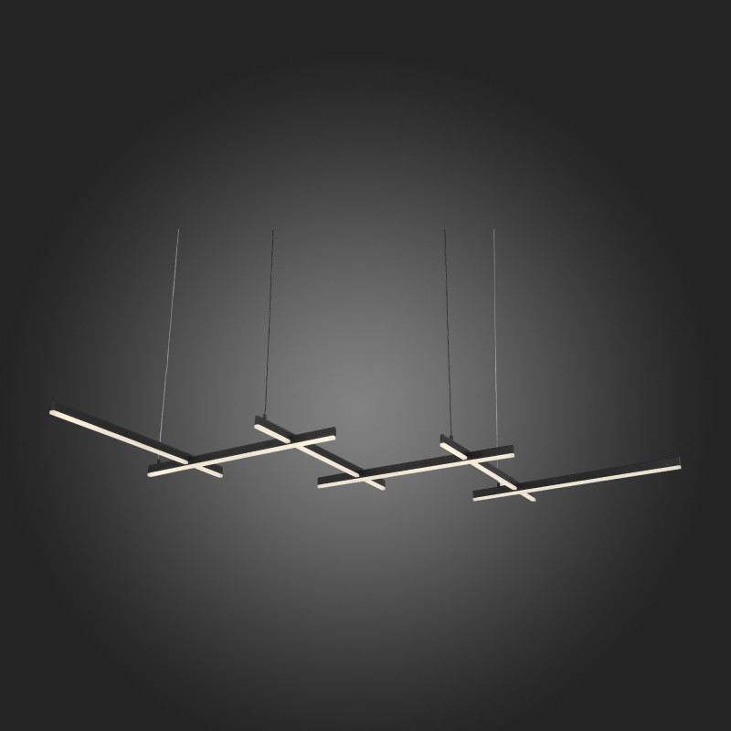 Люстра подвесная 112*82 см, 84W 4000K ST LUCE BASONI SL394.403.06 Черный
