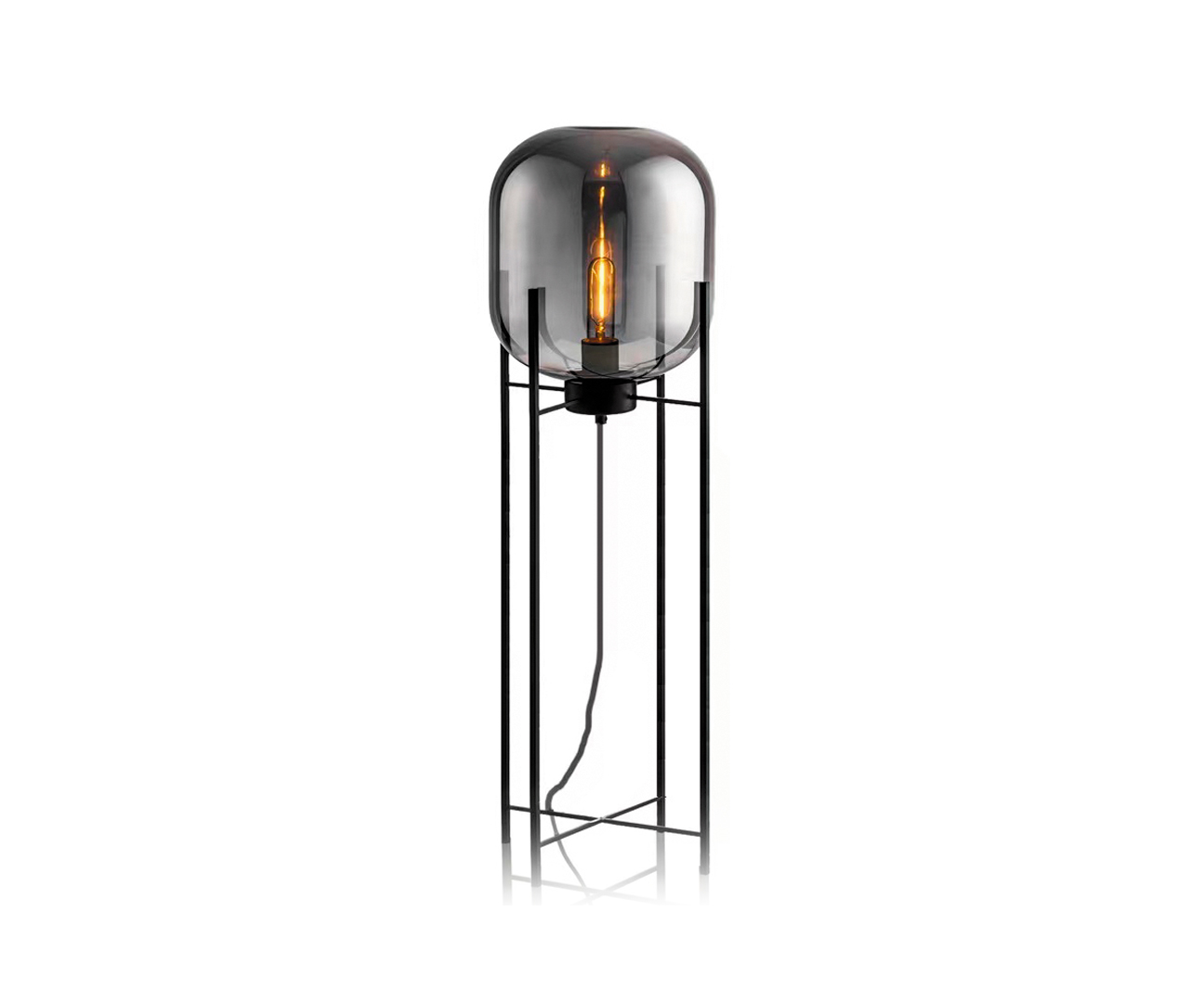 Торшер 140 см, Kink Light 07708-2F,19(16), черный