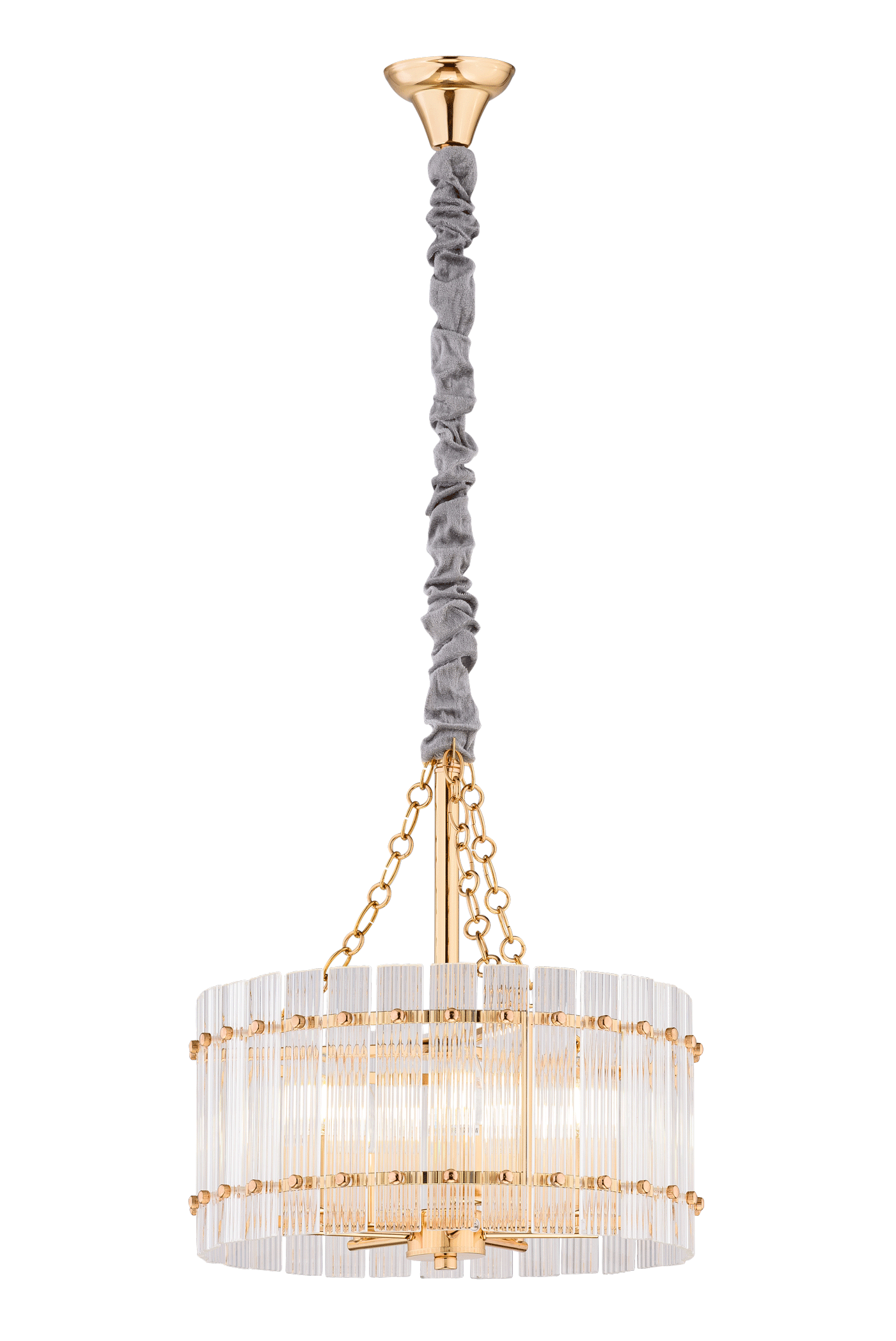 Люстра 400*460-1200, 5*E14, 40W NewRgy Cristallo 5009/5FG GOLD, Золото