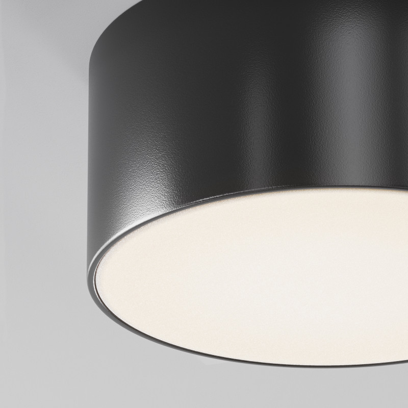 Светильник 12 см, LED 15W, 4000К, Черный Maytoni Zon IP O430CL-L15B4K