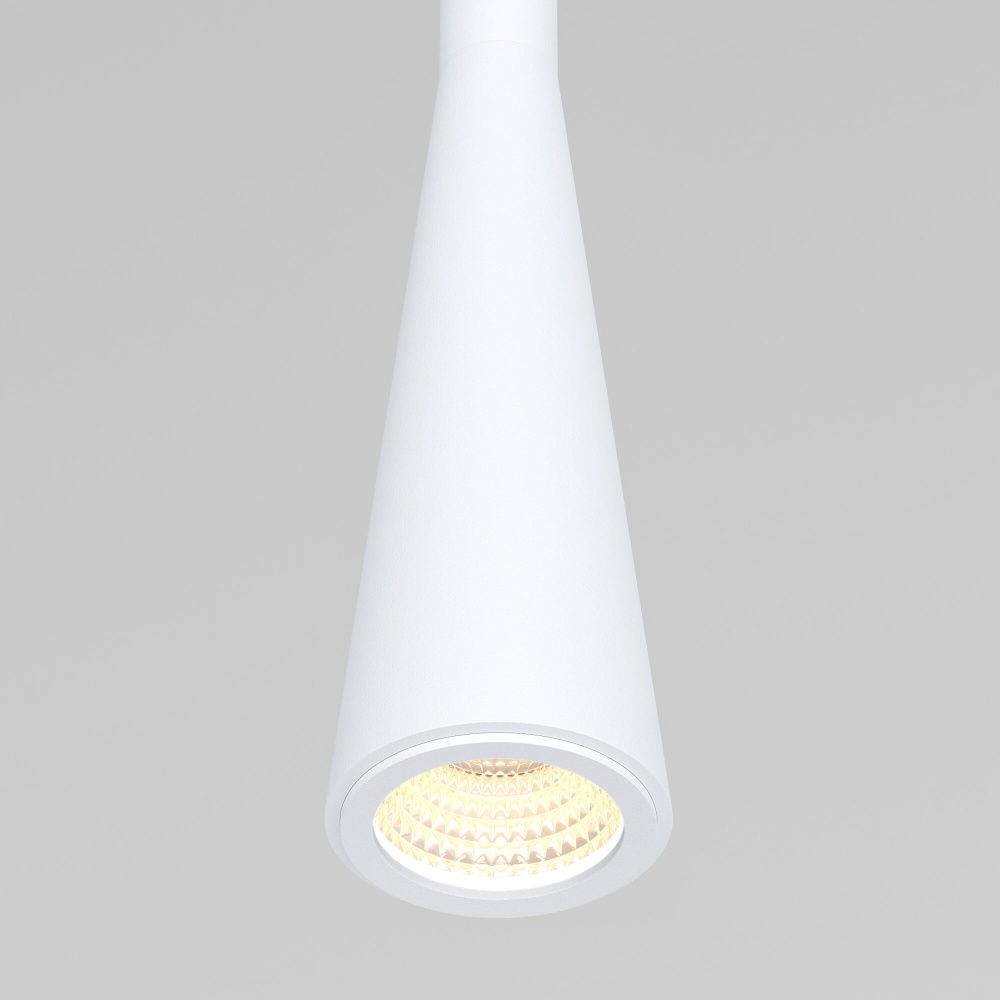 Подвесной акцентный светильник 6*6*140 см, LED, 7W, 3000K, Elektrostandard Vist 50312 LED, белый