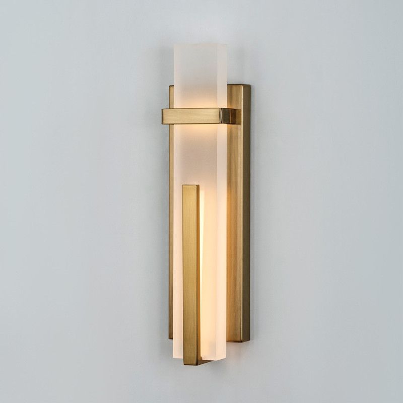 Настенный светильник 40*10,5*7 см, LED 3W 4000K MODELUX ML.547.400 BS латунь