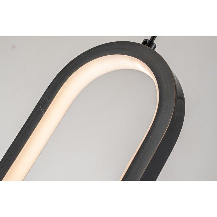 Подвесной светильник 9-160 см, 1*LED*12W, 3000K, Belfast Nevis 86227-1W-41 BL, Черный