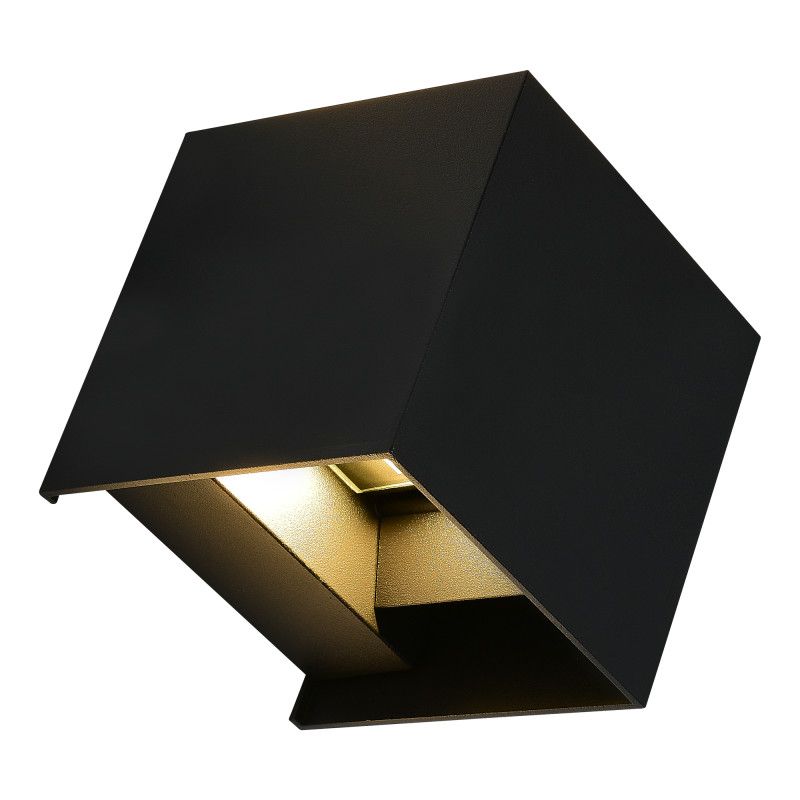 Светильник настенный 10*10*10 см, *LED*10W, 3000K, ST-Luce BRIK SL9513.401.01, черный