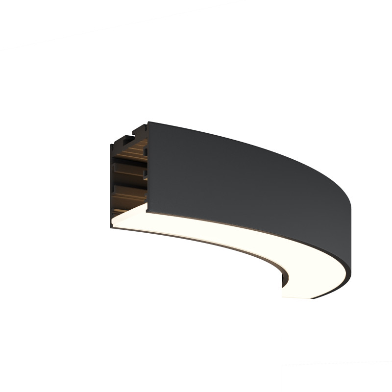 Радиусный профиль ALM-3535R-B-D-90°-0.3M 3,5*3,5*30,63 см, Maytoni Led Strip черный