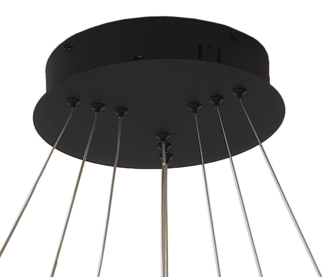 Светильник подвесной 40/60/80 см, LED 228W 3000/4000/6000K антрацит Zortes Duble-r ZRS.30515.228