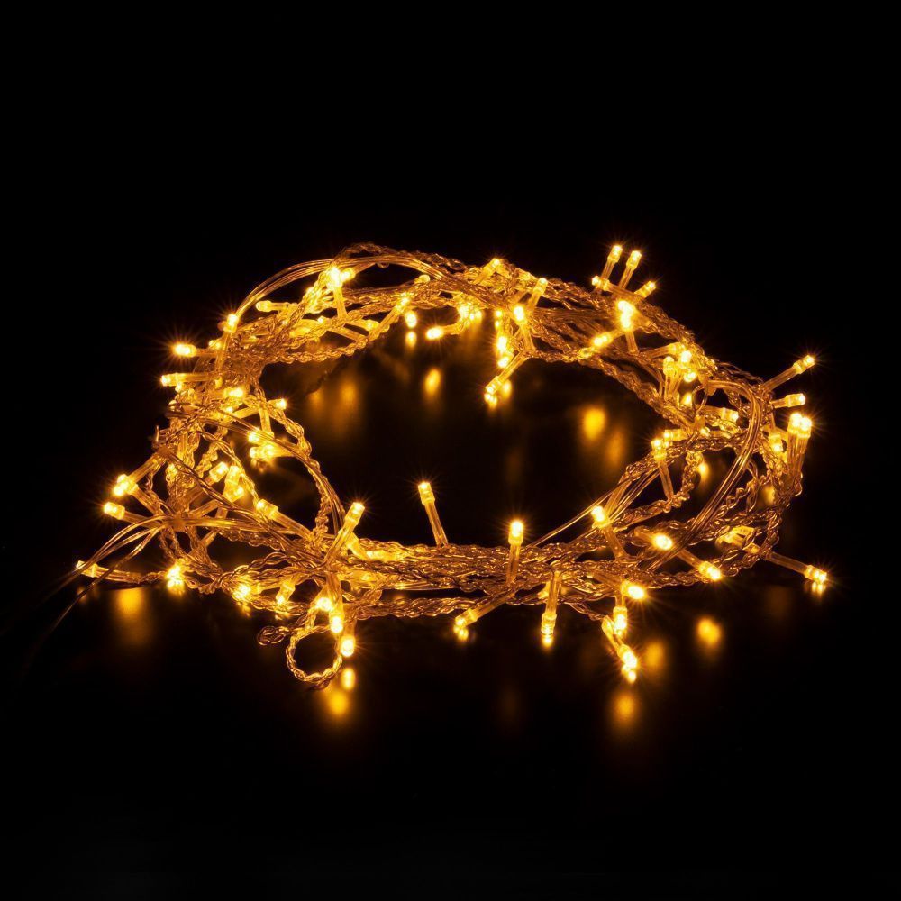 ПОДАРОК ПРИ ЗАКАЗЕ ОТ 20 000 руб - Светодиодная гирлянда занавес теплый белый 1,5*1м IP20 200-001 теплый белый