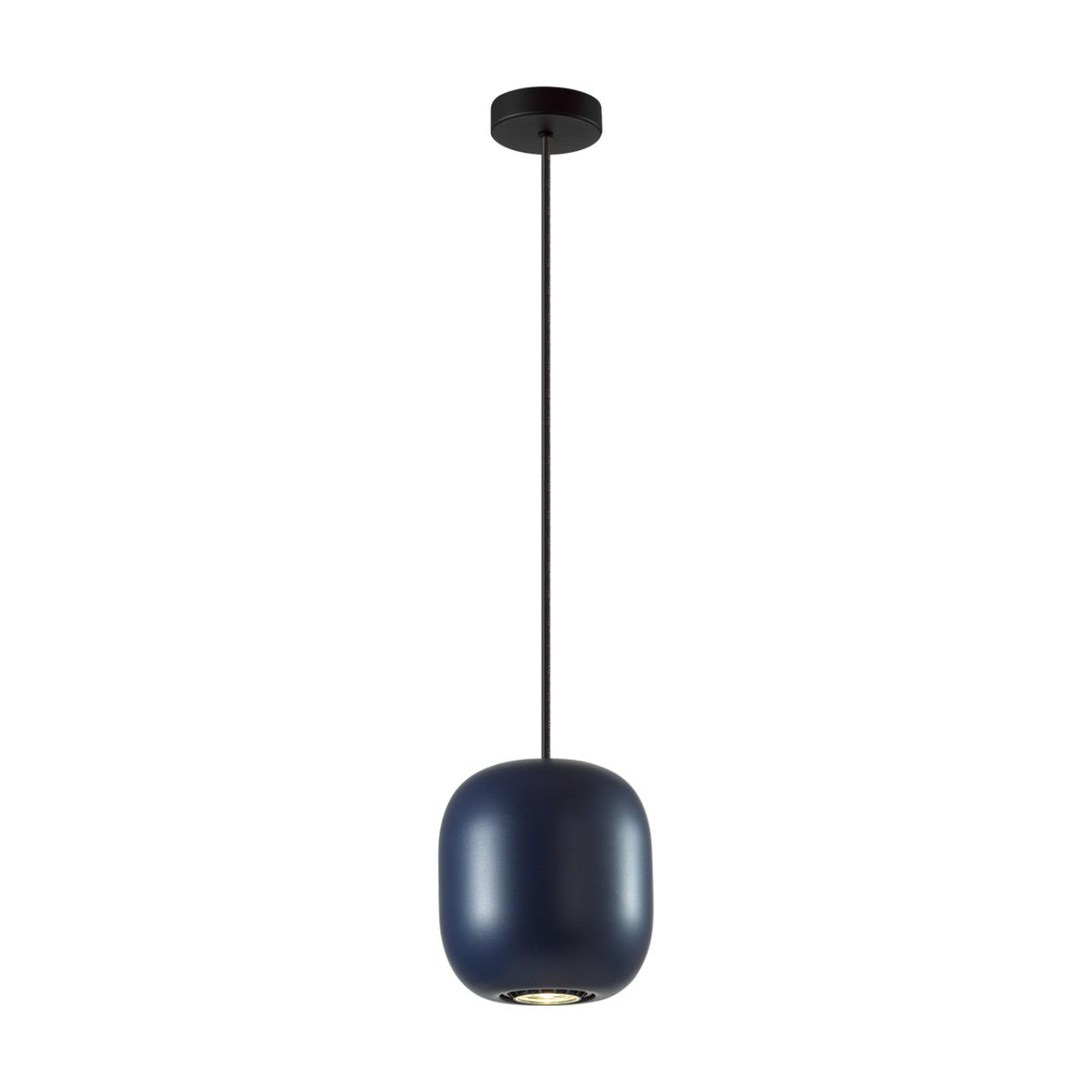 Подвес 12*12*120 см, 1 GU10*4W, Odeon Light Cocoon, черный 5060/1CA