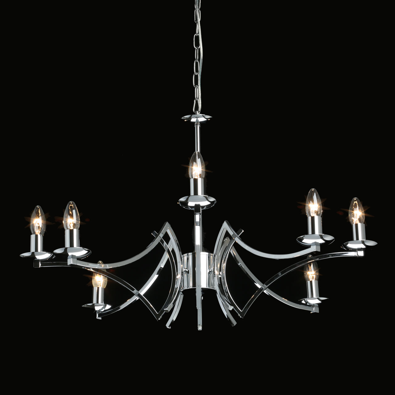 Люстра 80*94 см, 8*E14 хром MW-Light Атмосфера 699011208