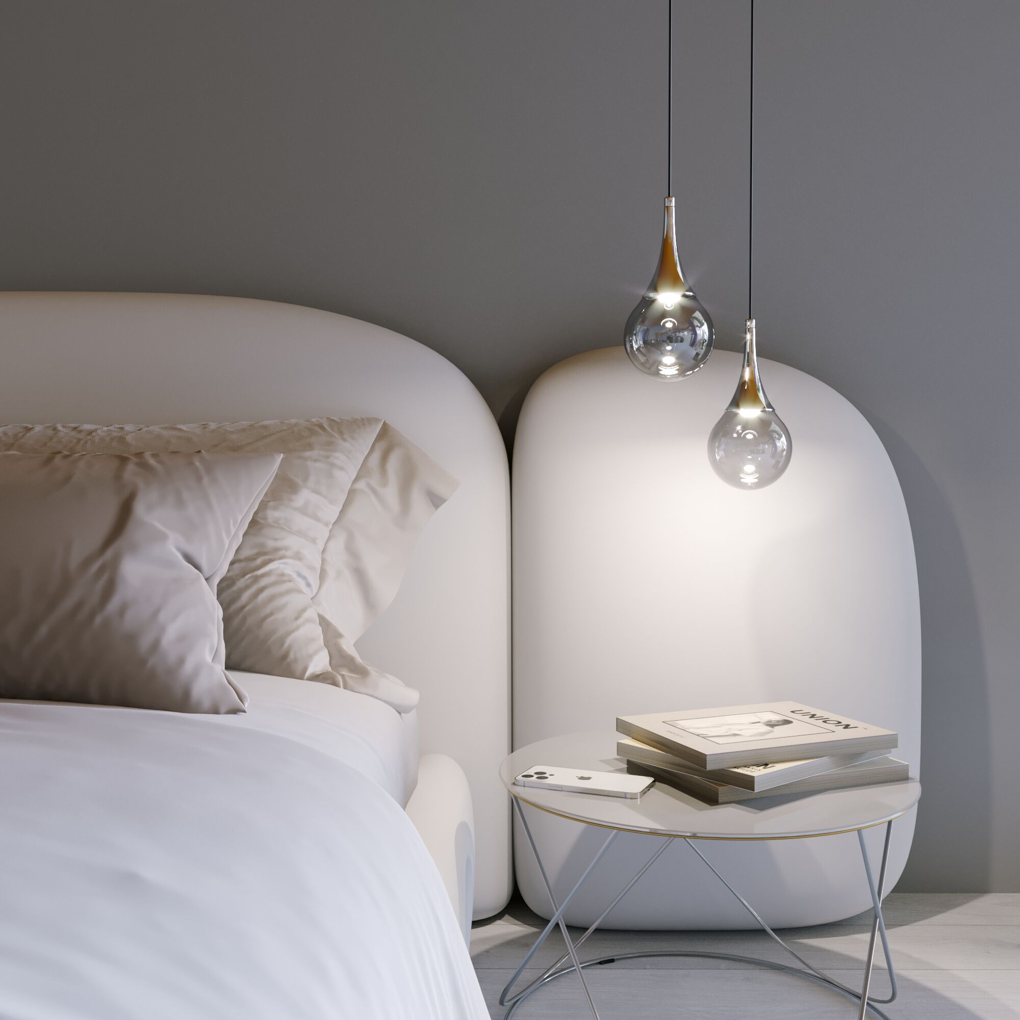 Подвесной светильник 10*10*150 см,  LED*5W, 4000 К, Eurosvet Adour 50256/1 LED дымчатый