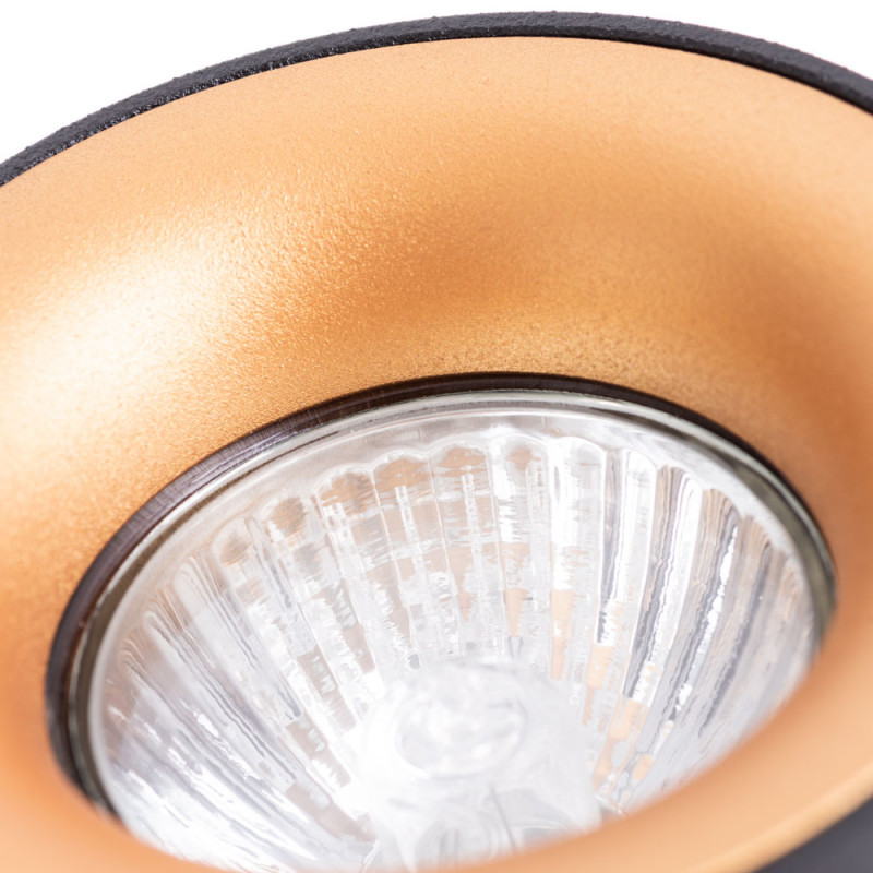 Светильник 8*8 см, GU10 50W, Arte Lamp Torre A1532PL-1BK черный, 8 см
