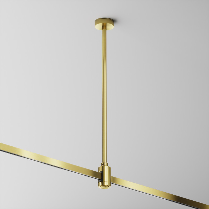 Стойка 2,9*2,9*40,6 см, Maytoni Technical Magnetic trаck system Flarity латунь TRA158C-SL1-BS латунный