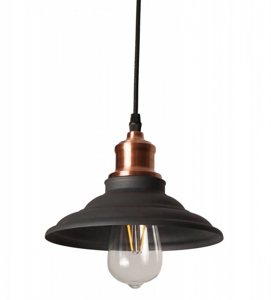 Подвесной светильник Arte Lamp A5067SP-1BK черный, диаметр 20 см