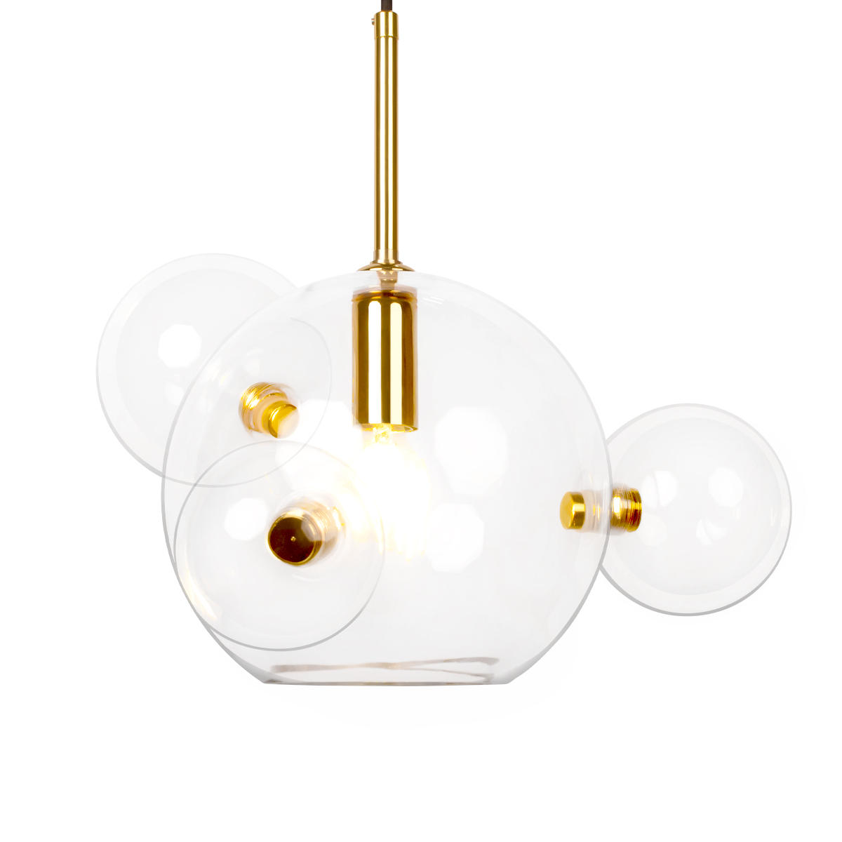 Подвесной светильник 39*31 см, 1*E14*40W LOFT IT Bolle 2027-P4 mini золото