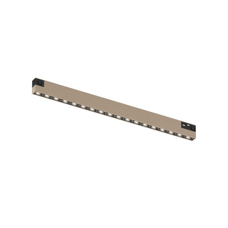 Светильник на шине 30,3*1,14*2,57 см, *LED*10W, 3000K, Denkirs SHINE PRIME GRILL 3000К | ШАЙН ПРАЙМ ГРИЛЬ 3000К DK4771-CP, шампань