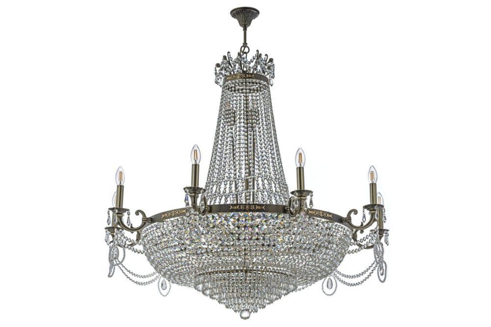 Люстра *100*110 см, 9*E27*60W, Dio D`arte Lodi Antique Lodi E 1.6.9.600 A, Бронза