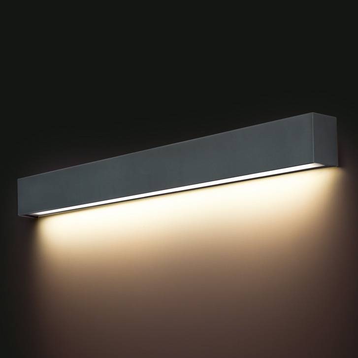 Настенный светодиодный светильник Nowodvorski Straight Wall 9617, серый