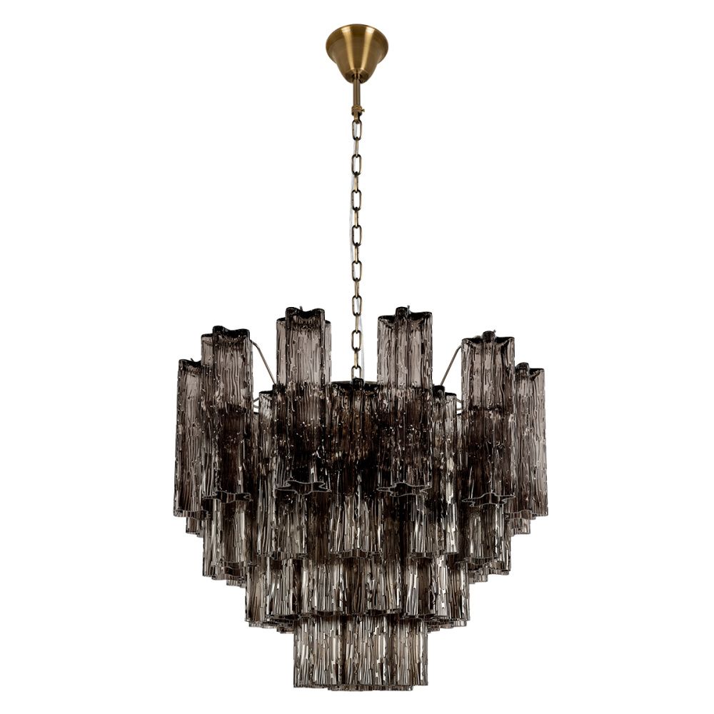 Подвесная люстра 60 см, Loft IT Murano 10580/600 Smoke, бронза-дымчатый