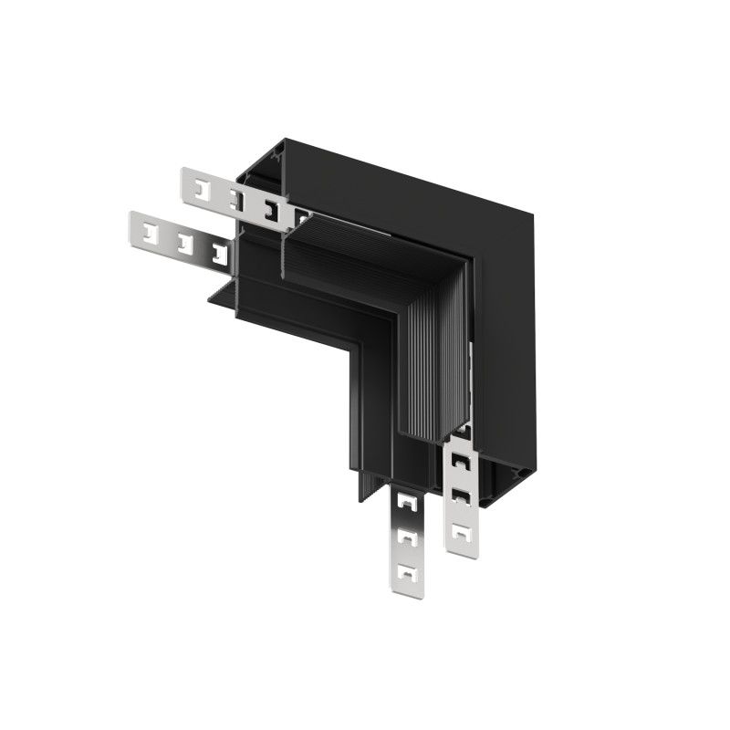 Соединитель для шинопровода 8,5*8,5*4,6 см, Denkirs SMART 48V HIDE | СМАРТ 48V ХАЙД TR8546-BK, черный