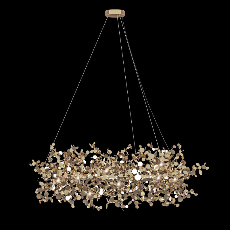 Люстра *60 см, 8*G9*40W, Loft It 10101/600 Gold Spark, Золото