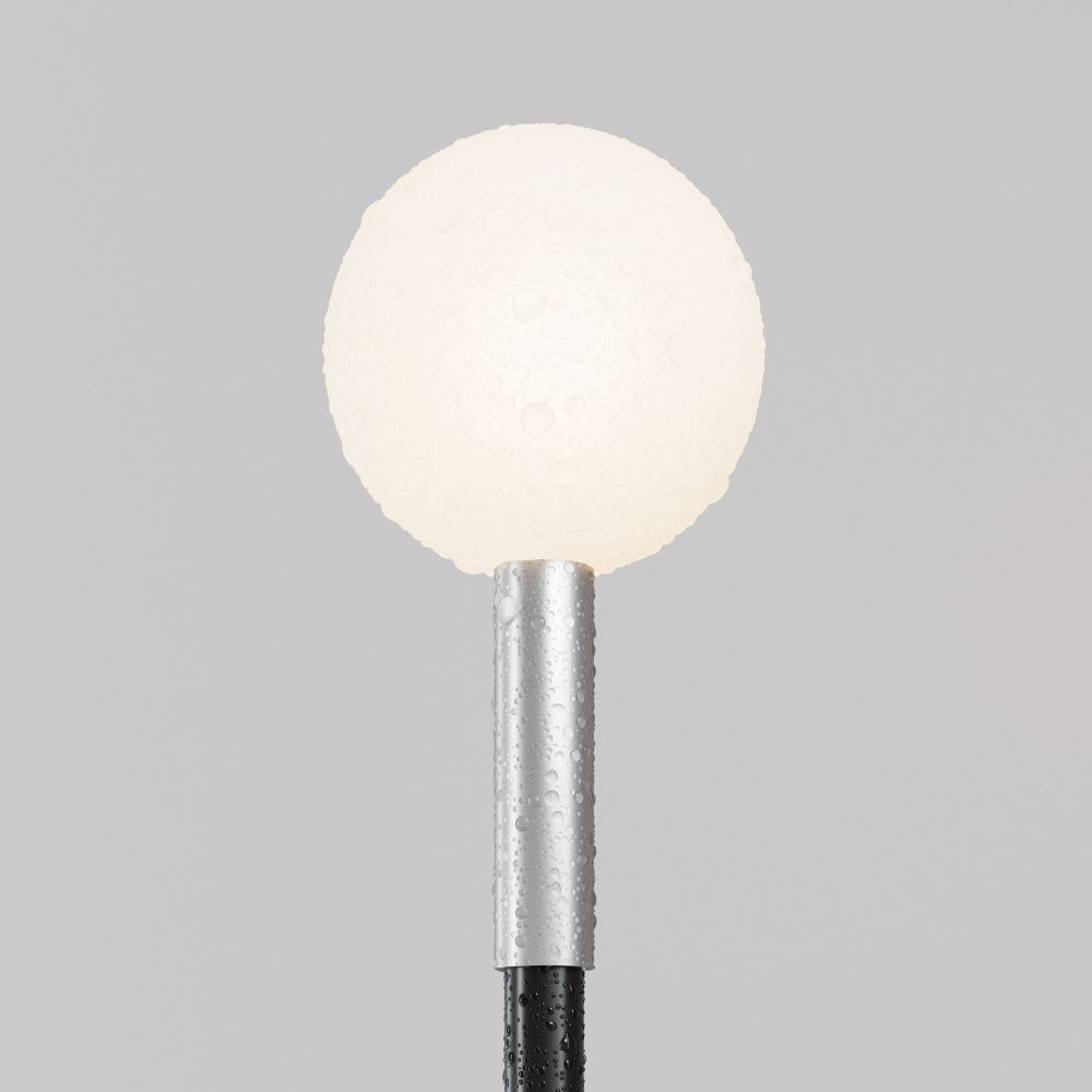 Ландшафтный светильник *4,4*-80 см, *LED*2,4W, 3000K, Maytoni Outdoor Shin O523FL-L2PT3K, Платина