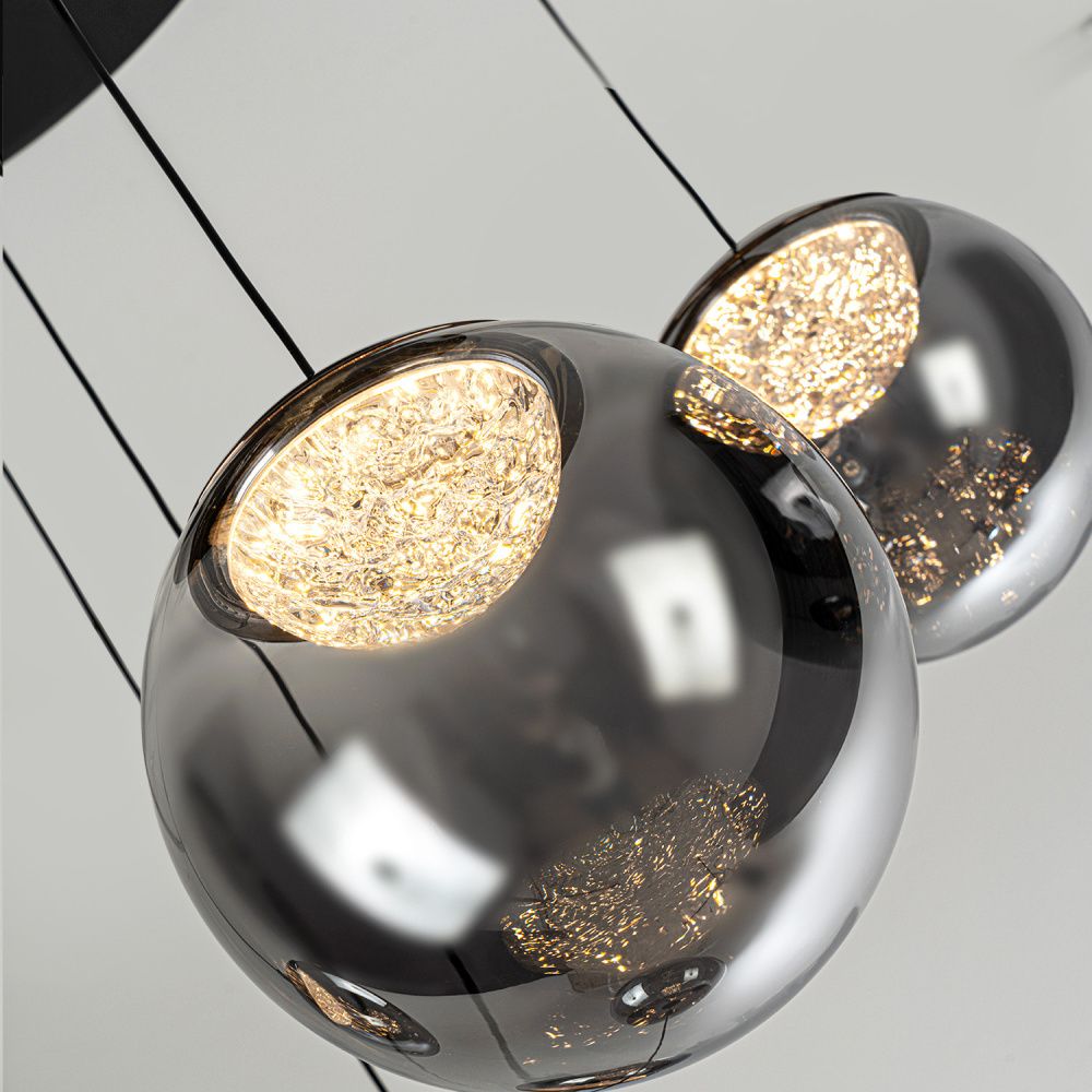 Светильник *50* см, LED*32W, 3000-6000K, Modelux  ML.2338.5 BK, Чёрный