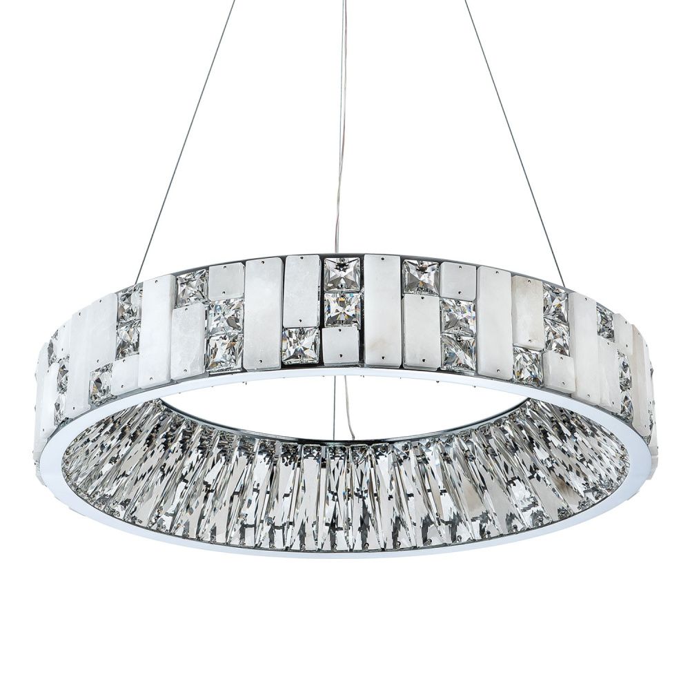 Подвесная люстра 60x50см, LED, 45Вт, 3000 / 5500K, Modelux ML.6988.600P CR Хром