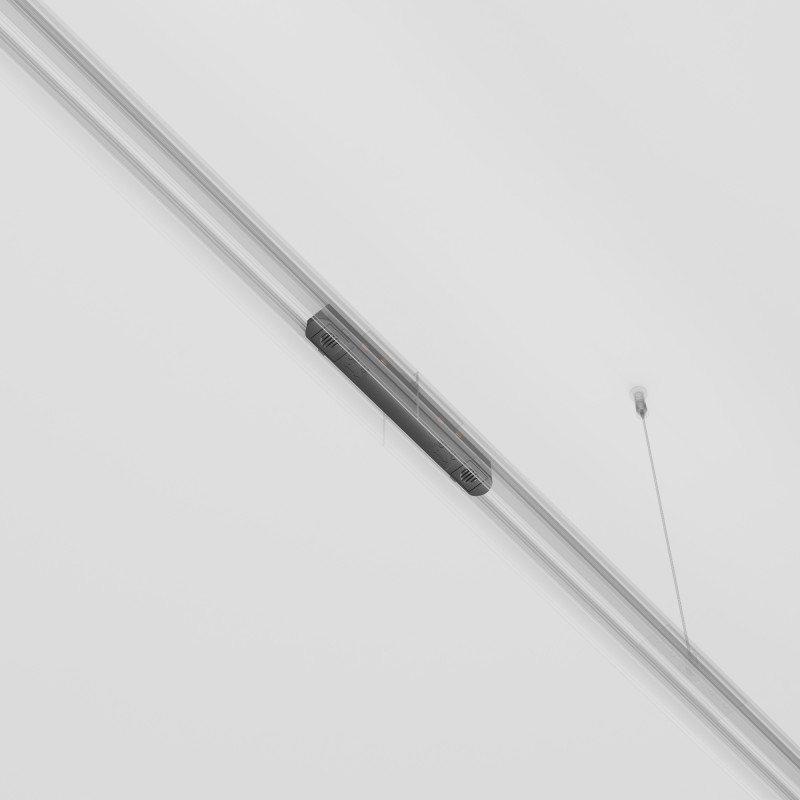 Коннектор питания прямой Maytoni Technical Magnetic track system Exility TRA034PC-42B черный IP 20