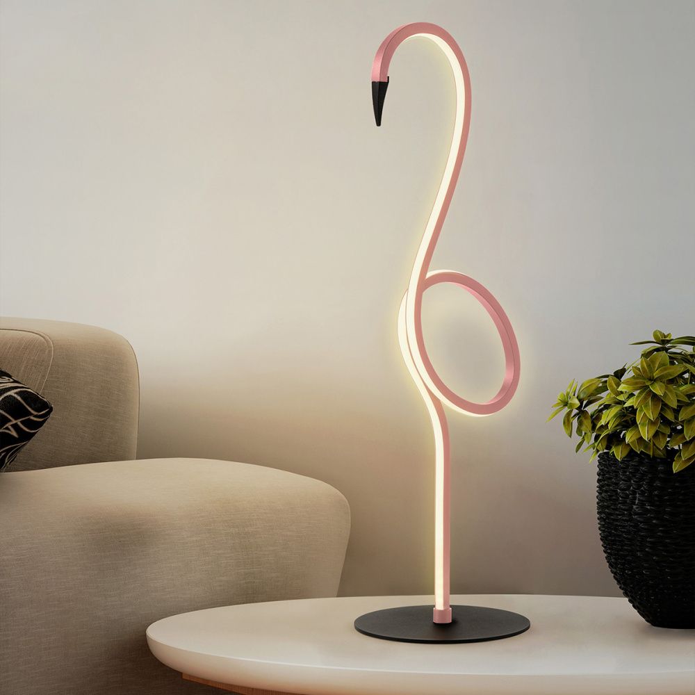 Настольная лампа Elstead, Арт. FLAMINGO-TL-PNK