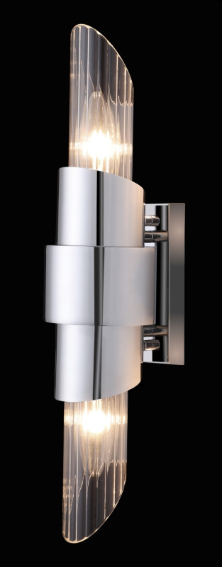 Бра 9*13 см, Crystal Lux JUSTO AP2 CHROME Хром