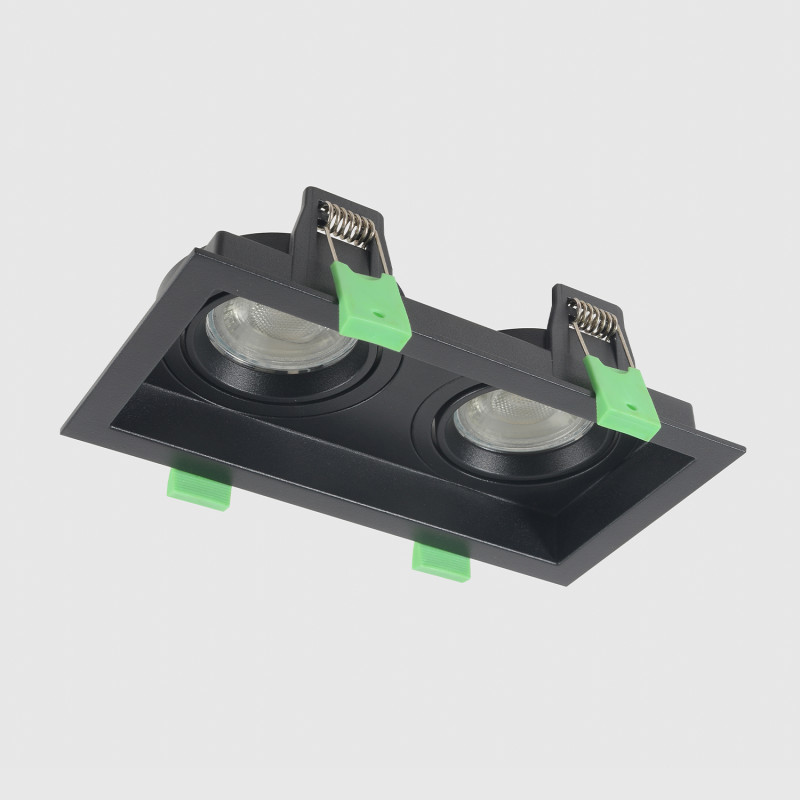 Встраиваемый светильник 18 см, Crystal Lux CLT 068C2 BL, черный