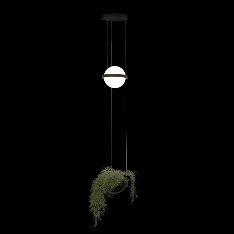 Светильник *23 см, 1*LED*24W, 3000К Loft It 10121/B Jardin, Черный