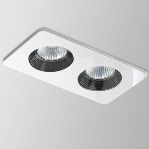 Светодиодный встраиваемый светильник для ванной комнаты Astro 5748 Vetro Twin, белый